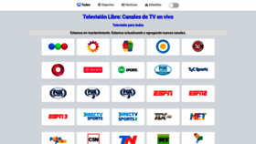 What Televisionlibre.net website looked like in 2019 (4 years ago)