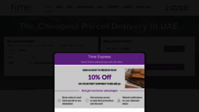 What Timexpress.ae website looked like in 2019 (4 years ago)