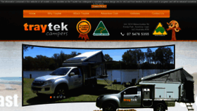 What Tray-tekcampers.com website looked like in 2019 (4 years ago)