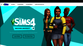 What Thesims.com website looked like in 2019 (4 years ago)