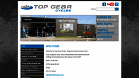 What Topgearcycles.co.nz website looked like in 2019 (4 years ago)
