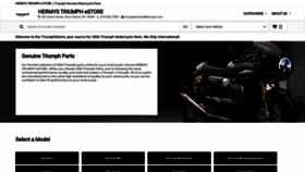 What Triumphestore.com website looked like in 2019 (4 years ago)