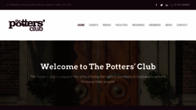 What Thepottersclub.co.uk website looked like in 2019 (4 years ago)
