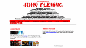 What Thejohnfleming.com website looked like in 2019 (4 years ago)