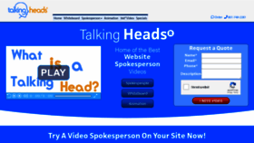 What Talkingheads.com website looked like in 2019 (4 years ago)