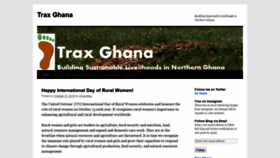 What Traxghana.com website looked like in 2019 (4 years ago)