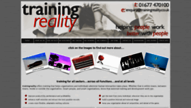 What Trainingreality.co.uk website looked like in 2019 (4 years ago)
