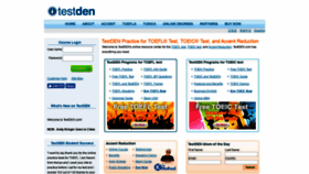 What Toefl-den.com website looked like in 2019 (4 years ago)