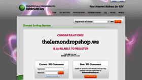 What Thelemondropshop.ws website looked like in 2019 (4 years ago)