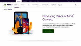 What Telusmobilite.com website looked like in 2019 (4 years ago)