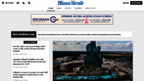 What Themiamiherald.com website looked like in 2019 (4 years ago)