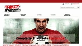 What Trikot-sponsoring.com website looked like in 2019 (4 years ago)