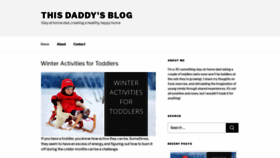 What Thisdaddysblog.com website looked like in 2019 (4 years ago)