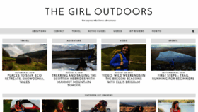 What Thegirloutdoors.co.uk website looked like in 2019 (4 years ago)