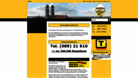 What Taxi-muenchen.com website looked like in 2019 (4 years ago)