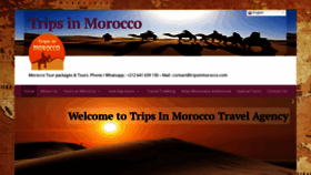 What Tripsinmorocco.com website looked like in 2019 (4 years ago)