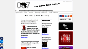 What Thejamesbonddossier.com website looked like in 2019 (4 years ago)