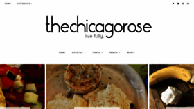 What Thechicagorose.com website looked like in 2019 (4 years ago)