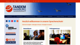 What Tandem-hamburg.de website looked like in 2019 (4 years ago)