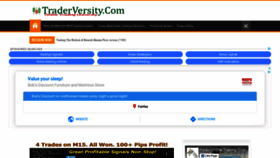 What Traderversity.com website looked like in 2019 (4 years ago)