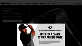 What Taylormadegolf.ca website looked like in 2019 (4 years ago)