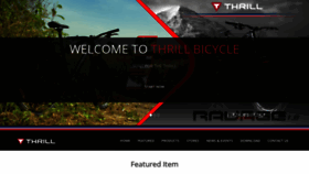 What Thrillbicycle.com website looked like in 2019 (4 years ago)