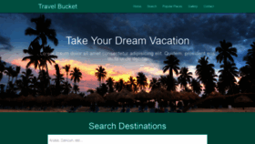What Travelbucket.in website looked like in 2019 (4 years ago)