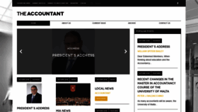 What Theaccountant.org.mt website looked like in 2019 (4 years ago)