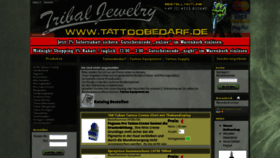 What Tattoobedarf.de website looked like in 2019 (4 years ago)