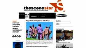 What Thescenestar.com website looked like in 2019 (4 years ago)