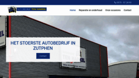 What Tenharkel.nl website looked like in 2019 (4 years ago)