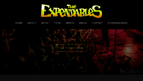 What Theexpendables.net website looked like in 2019 (4 years ago)