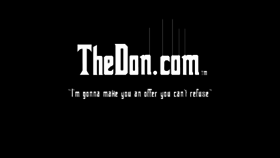 What Thedon.com website looked like in 2019 (4 years ago)
