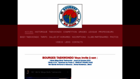 What Taekwondo-bourges.com website looked like in 2019 (4 years ago)