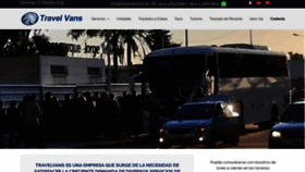 What Travelvans.com.ar website looked like in 2019 (4 years ago)
