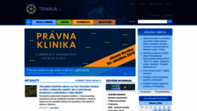 What Trnava.sk website looked like in 2019 (4 years ago)