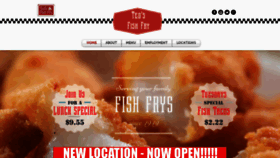 What Tedsfishfry.com website looked like in 2019 (4 years ago)