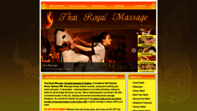 What Thairoyalmassage.com website looked like in 2019 (4 years ago)