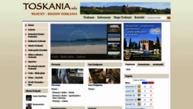 What Toskania.info website looked like in 2019 (4 years ago)