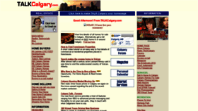 What Talkcalgary.com website looked like in 2019 (4 years ago)