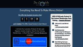What Thecompleteonlinebusiness.com website looked like in 2019 (4 years ago)