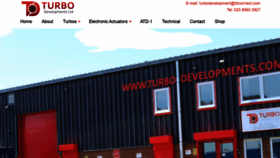 What Turbodevelopments.co.uk website looked like in 2019 (4 years ago)