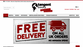 What Tangentbooks.co.uk website looked like in 2019 (4 years ago)