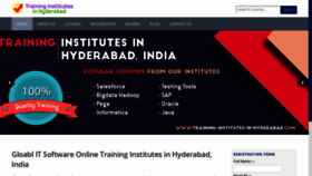 What Training-institutes-in-hyderabad.com website looked like in 2019 (4 years ago)