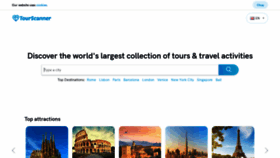 What Tourscanner.com website looked like in 2019 (4 years ago)