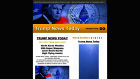 What Trump-news-today.com website looked like in 2019 (4 years ago)