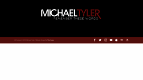 What Themichaeltyler.com website looked like in 2019 (4 years ago)
