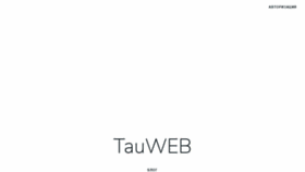 What Tauweb.ru website looked like in 2019 (4 years ago)