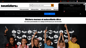 What Tenstickers.fr website looked like in 2019 (4 years ago)