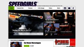 What Thespeedgirls.com website looked like in 2019 (4 years ago)